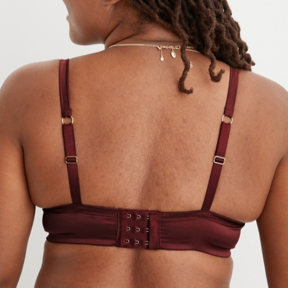 ⚘️AERIE REAL POWER PAISLEY LACE UNLINED BRA SIZE 40DD - Picture 2 of 8